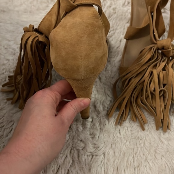 Chloe suede fringe  sandal - Picture 9 of 9